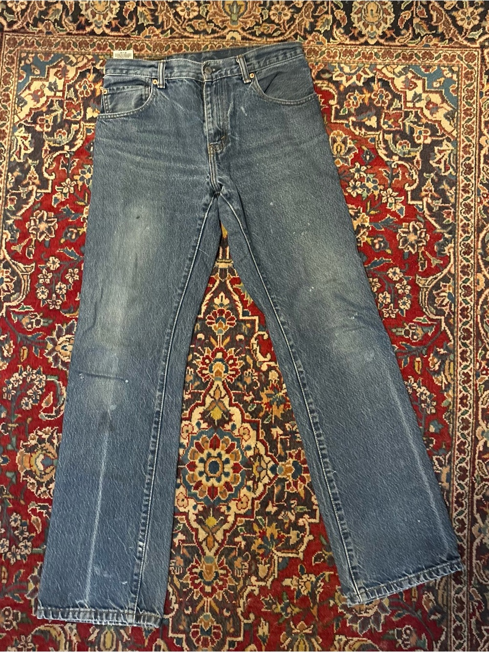 Levi's Vintage Boot Cut Jeans in Faded Blue